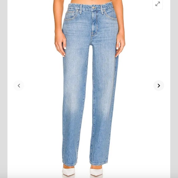 GOOD AMERICAN  Good 90s Looseblue - Indigo054 size 18 x 33 inch inseam - Picture 3 of 8